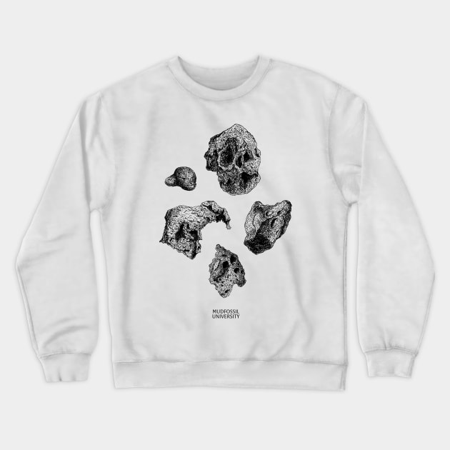 Mudf*ssil university single-sided Crewneck Sweatshirt by QAnon Anonymous